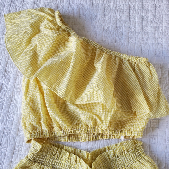 Mink Pink Yellow Gingham Set - Picture 3 of 5